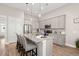 Beautiful kitchen with gray cabinets, granite countertops, and stainless steel appliances at 3005 Aura Ln, Summerville, SC 29483