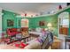 Inviting living room with archways, hardwood floors, and comfortable seating at 3378 Von Ohsen Rd, Ladson, SC 29485