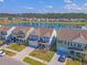Aerial view of beautiful homes surrounding a serene lake in a well-planned community at 400 Dunlin Dr, Summerville, SC 29486
