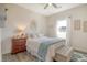 Bright bedroom with a comfortable bed, wooden dresser, decorative rug and natural light at 400 Dunlin Dr, Summerville, SC 29486
