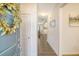 Bright entryway featuring hardwood floors and neutral tones, leading into the home at 400 Dunlin Dr, Summerville, SC 29486