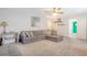 Cozy living room featuring a comfortable sectional sofa and stylish decor at 400 Dunlin Dr, Summerville, SC 29486