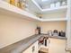 Pantry features ample storage with shelves stocked with jars and baskets at 400 Dunlin Dr, Summerville, SC 29486
