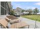 Backyard patio with lounge chairs, perfect for relaxation by the waterfront views and hot tub at 4701 Apple St, North Charleston, SC 29405