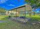 Community picnic area with picnic tables and a covered shelter at 4701 Apple St, North Charleston, SC 29405