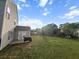 Beautiful backyard with a grill and a fence in the distance at 7483 Hawks Cir, Hanahan, SC 29410