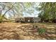Spacious backyard featuring a well-maintained lawn, established trees, and manicured garden beds at 783 Dills Bluff Rd, Charleston, SC 29412