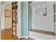 Mudroom with bench seating, storage drawers, and custom millwork at 803 S Main St, Summerville, SC 29483