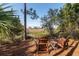 Inviting backyard seating area with Adirondack chairs perfect for enjoying the natural scenery at 83 Blue Heron Pond Rd, Kiawah Island, SC 29455