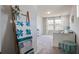 Bedroom view with beachy decor and ladder with quilt at 832 Descartes St, Summerville, SC 29486