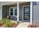 Cozy front porch with seating area, providing a welcoming entrance to this charming home at 832 Descartes St, Summerville, SC 29486