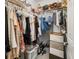 Organized walk-in closet featuring ample shelving and hanging space for efficient storage at 9118 Maple Grove Dr, Summerville, SC 29485
