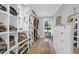 Walk-in closet with built-in shelving and drawers, offering ample storage space at 935 Lansing Dr, Mount Pleasant, SC 29464
