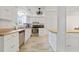 Bright, modern kitchen with stainless steel appliances, white cabinets, and laminate countertops at 1003 Mountain Pine Rd, Moncks Corner, SC 29461