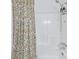 Shower with patterned curtain, handheld shower head, and built-in shelves offers a refreshing space at 1003 Mountain Pine Rd, Moncks Corner, SC 29461