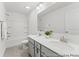 Bathroom featuring double sink and tub with shower at 1005 Toland Dr # 44P, Saint George, SC 29477