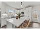 Modern kitchen with stainless steel appliances, a kitchen island, and pendant lighting at 1007 Toland Dr # 45P, Saint George, SC 29477