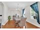 Formal dining room with hardwood floors, natural light, and stylish decor at 106 Gathering Island Rd, Summerville, SC 29485