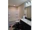 Bathroom with a tub shower, vanity with double sinks, and updated fixtures at 108 Sandlewood Dr, Summerville, SC 29483