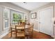 Bright dining area featuring a round table and bay window at 1111 Kilarney Rd, Mount Pleasant, SC 29464