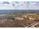 Breathtaking aerial view showing a home nestled among lush trees and marshland under a bright sky with puffy clouds at 116 Peninsula Dr, Ravenel, SC 29470