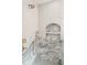 Modern shower with marble accents, a built-in niche, and stylish gold hardware at 116 Peninsula Dr, Ravenel, SC 29470