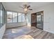 Sunroom with sliding glass doors, a ceiling fan, and lots of natural light at 117 Lewisfield Dr, North Charleston, SC 29418