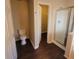 Bathroom features a shower, closet, and toilet at 1391 Center Lake Dr, Mount Pleasant, SC 29464