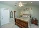 Comfortable bedroom featuring vaulted ceiling, carpeted floor and lots of space at 177 Thousand Oaks Cir, Goose Creek, SC 29445