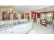 Spacious kitchen features granite countertops, white cabinets, and an open floor plan at 177 Thousand Oaks Cir, Goose Creek, SC 29445