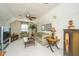 Spacious living room with vaulted ceilings, cozy furniture, and natural light at 177 Thousand Oaks Cir, Goose Creek, SC 29445