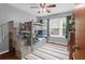 bedroom with a bunk bed featuring built-in storage, creating a fun and organized space at 2 Townpark Ln # D, Charleston, SC 29412