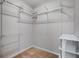 Walk-in closet featuring metal shelving and carpet flooring at 2019 Azalee Ln, Summerville, SC 29483