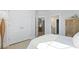 Bedroom with access to ensuite bathroom and closet at 206 Bilge Rd, Ridgeville, SC 29472