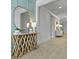 Entryway with decorative table and ample natural light at 206 Bilge Rd, Ridgeville, SC 29472
