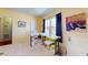 Sunny spare bedroom featuring ample space, a ceiling fan, and a large window at 2071 Middleburg Ln, Mount Pleasant, SC 29464