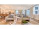 Open-concept living space with seamless transition to the kitchen and dining area at 210 Bilge Rd, Ridgeville, SC 29472