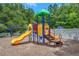 Colorful playground equipment with a slide, swings, and climbing structures, perfect for enjoyment at 215 Center Hill Ct, Summerville, SC 29485