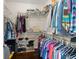 Well-organized walk-in closet with shelving, hanging rods, and ample storage space at 215 Center Hill Ct, Summerville, SC 29485