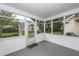 Cozy sunroom offering views of the backyard at 2441 Hansard Dr, North Charleston, SC 29406