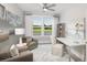 Cozy home office with views of a lake and lush trees; great natural light from a large window at 267 Garden Gate Way, Summerville, SC 29486