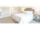 Bright bedroom with neutral decor, soft carpet, and view to another room at 267 Wild Strawberry Ln, Moncks Corner, SC 29461