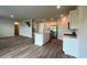 Modern kitchen with a kitchen island and stainless steel appliances at 283 Blue Haw Dr, Moncks Corner, SC 29461
