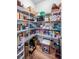 Walk-in pantry equipped with organized metal shelving and ample storage space at 307 Lanyard St, Johns Island, SC 29455