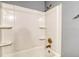 Compact shower stall with white tile and basic fixtures in the bathroom at 3143 Bonanza Rd, Charleston, SC 29414