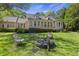 Backyard with a firepit and seating at 3168 Stanyarne Dr, Charleston, SC 29414