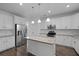 Bright kitchen with stainless steel appliances, granite countertops, and island at 470 Gianna Ln, Goose Creek, SC 29445