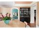 Open dining area showcasing a built-in bar and access to adjacent rooms at 478 Huger St, Charleston, SC 29403