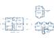Second and Third floor plan, featuring bedrooms, bathrooms, decks, and finished basement at 478 Huger St, Charleston, SC 29403
