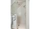 Bright, updated shower showcasing white subway tile and modern fixtures at 478 Huger St, Charleston, SC 29403